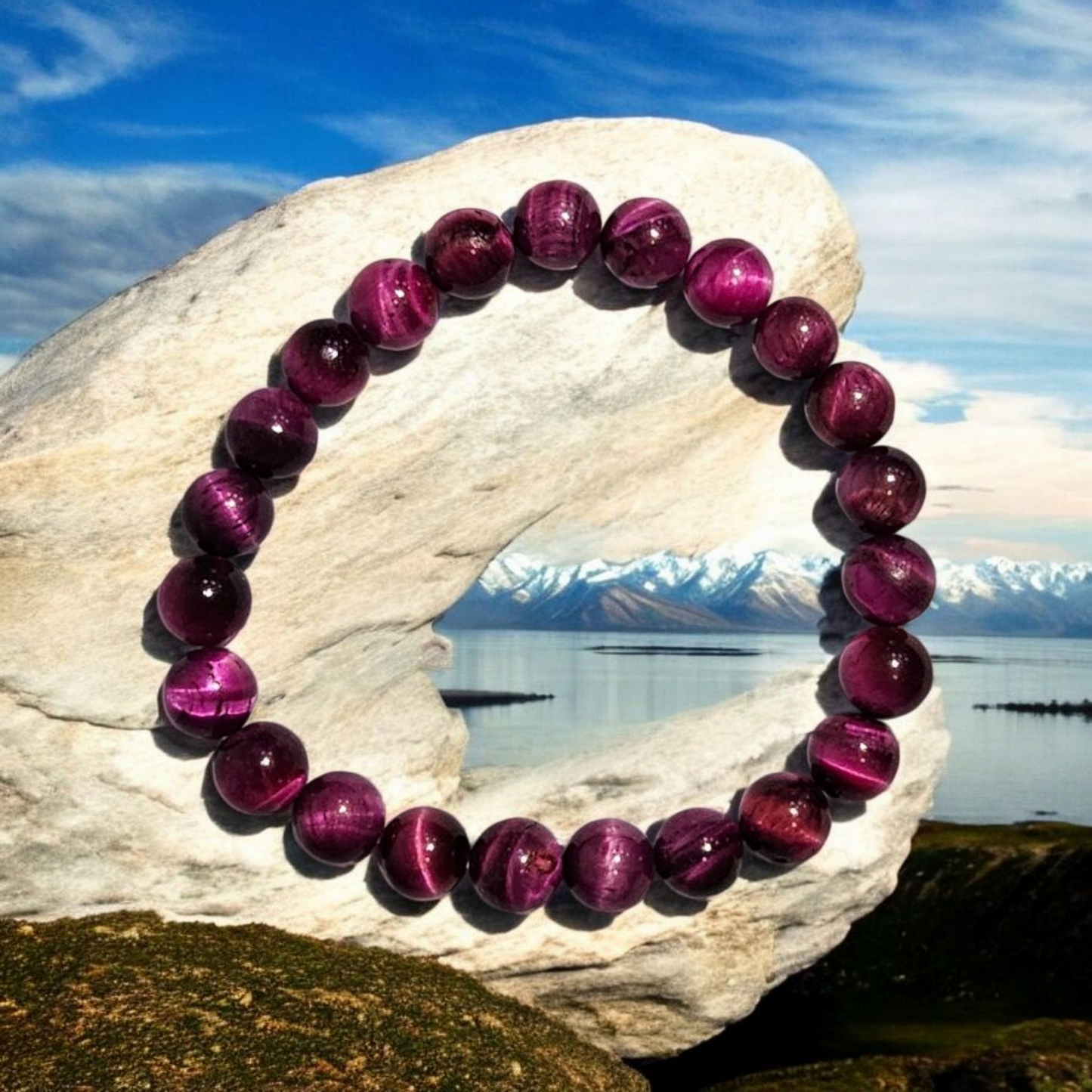 Pink Tiger Eye Bracelet