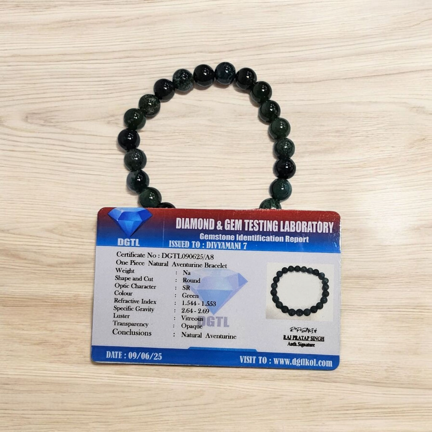 Green Aventurine Stone Bracelet