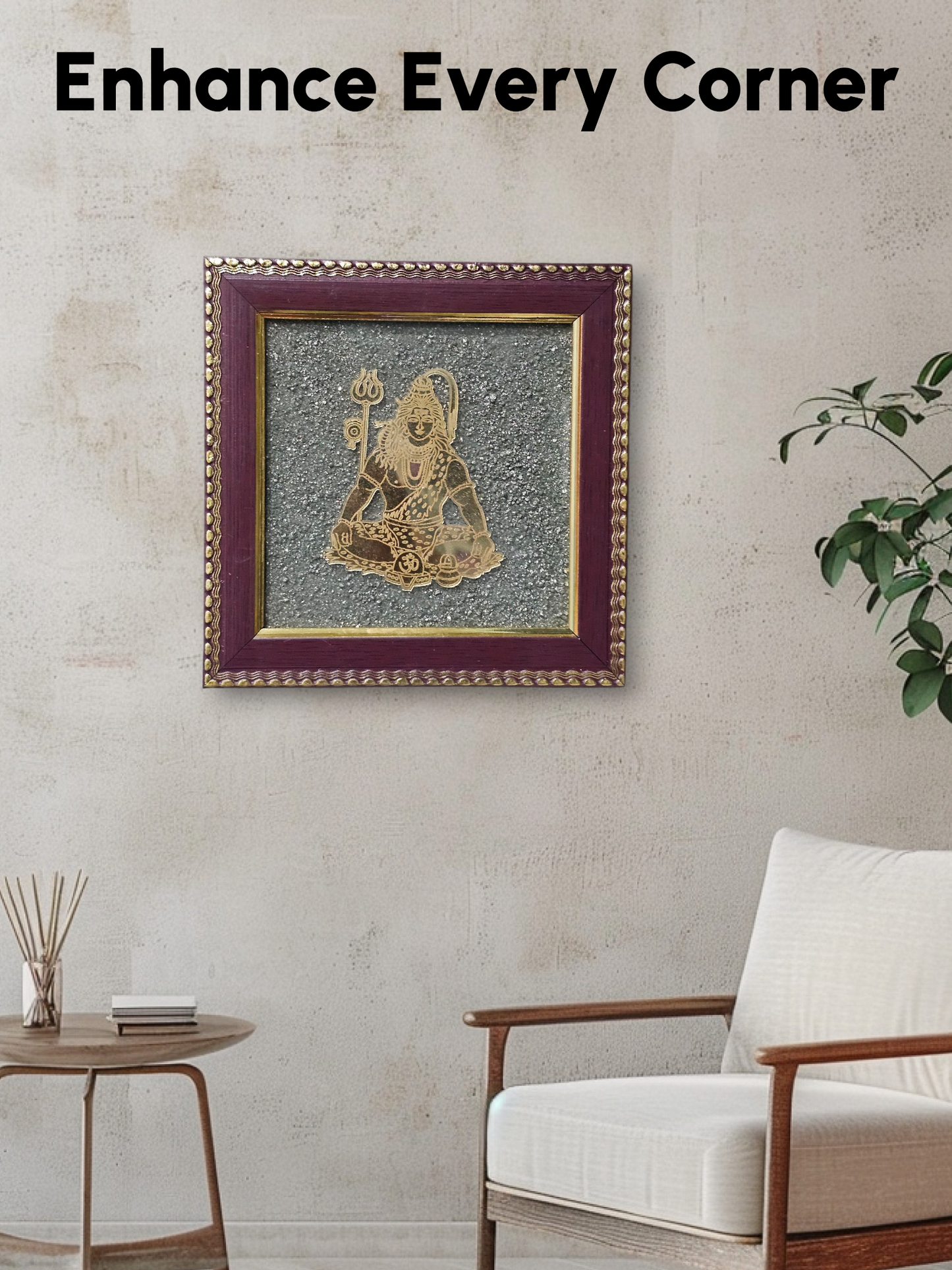 Raw Pyrite Photo Frame